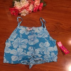 Hamakua Keiki Girls Floral Tank Top Size Girls 12